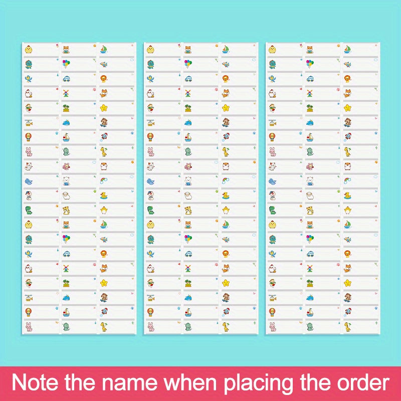 Персонализируйте свои бутылки для воды водонепроницаемыми, прозрачными наклейками с мультяшной тематикой, идеально подходящими для школы или офиса.
