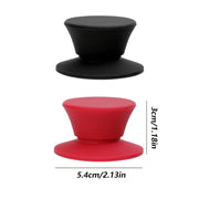 Ручка кастрюли с силиконовым покрытием - термостойкая крышка из нержавеющей стали, неэлектрический кухонный аксессуар