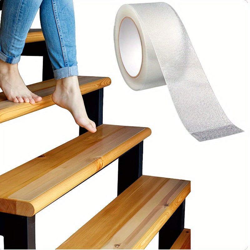 Clear Non-Slip Grip Tape Waterproof PVC for Bathtubs Stairs Floors