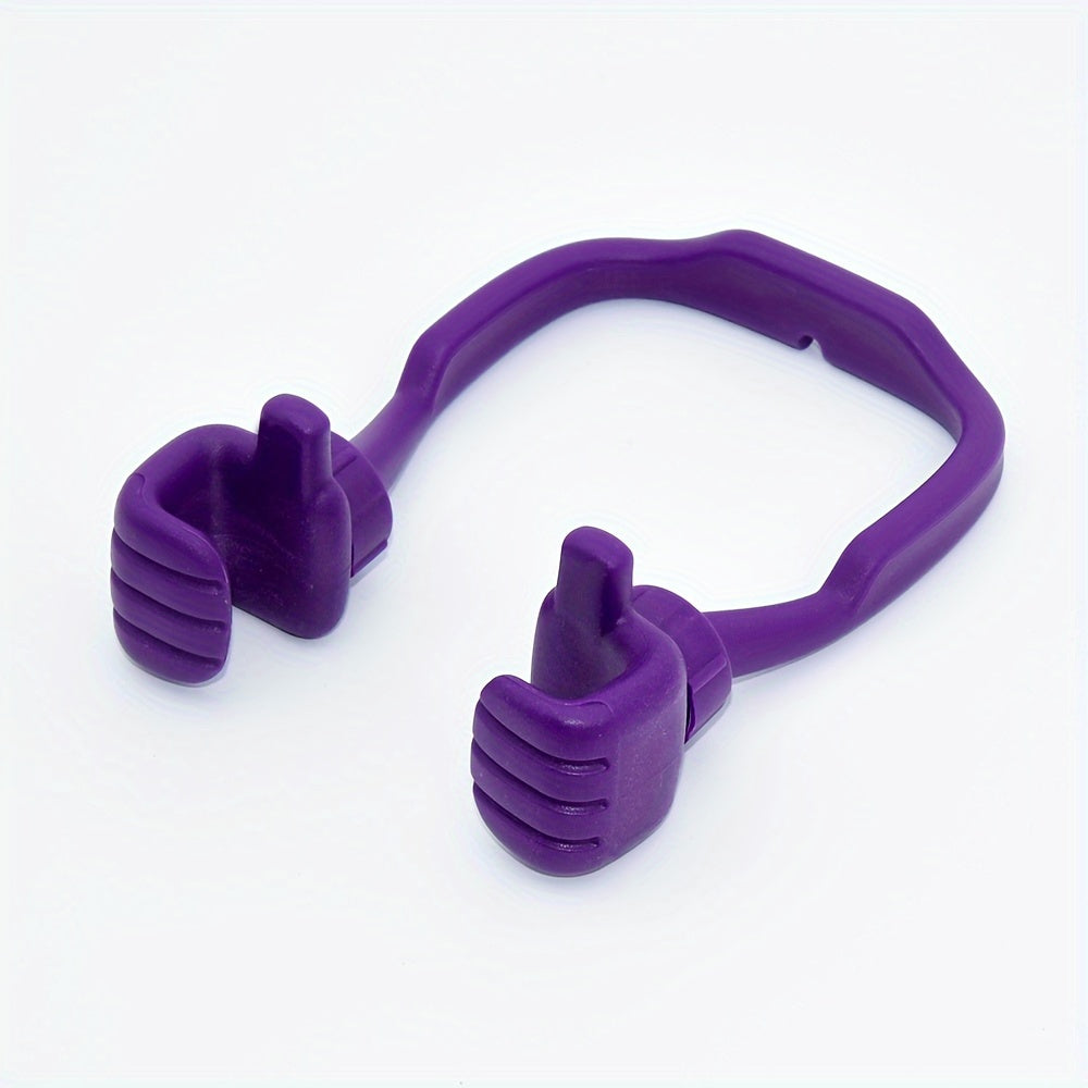 Adjustable Phone Holder with 360° Rotation, Portable Desktop Stand, Sturdy Plastic