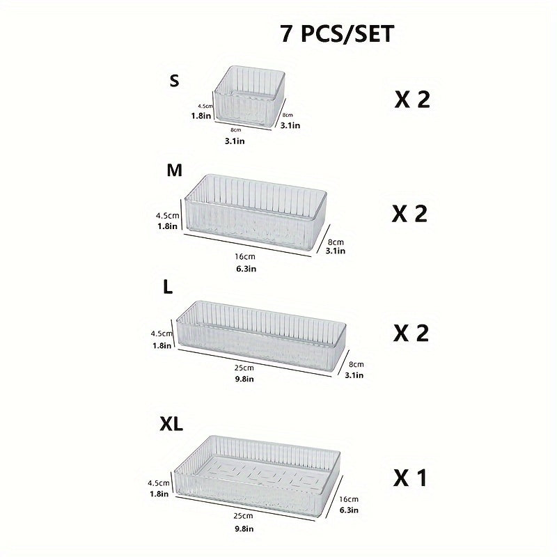 Acrylic Cosmetic Organizer with Drawer for Makeup and Skincare Storage