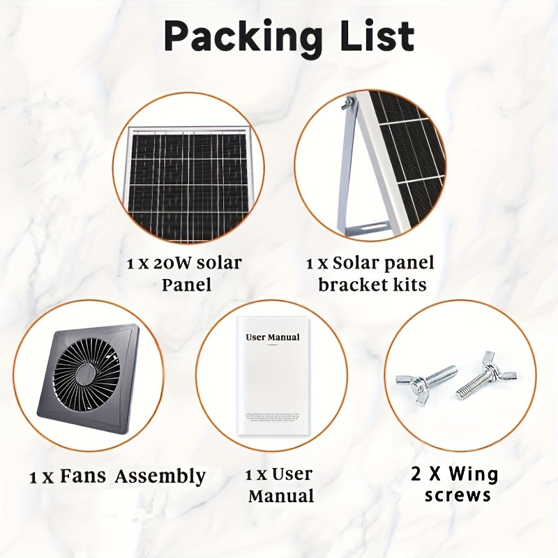 Quyosh energiyasi bilan ishlaydigan 10.16 sm fan, ob-havoga chidamli dizayn va mustahkam alyuminiy korpusga ega. Tovuq uylarida, omborlarda va issiqxonalarda foydalanish uchun mukammal. 5 m kabelni o'z ichiga oladi.