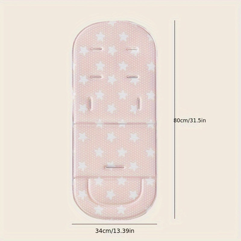 Cojín de asiento rosa para cochecitos, comodidad para relajarse al aire libre