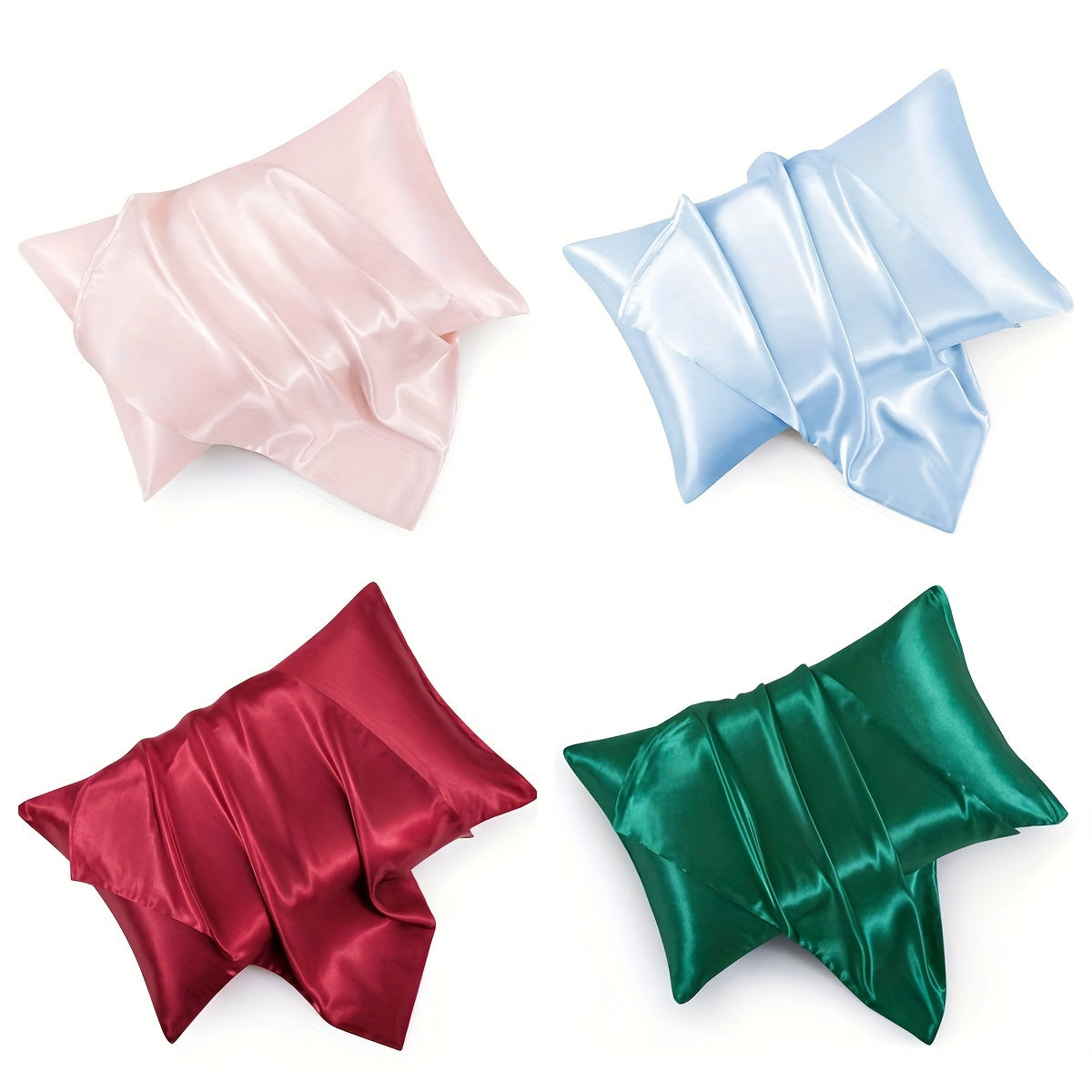 Silk Blend Pillowcase for Hair and Skin Health Envelope Closure Soft and Comfortable