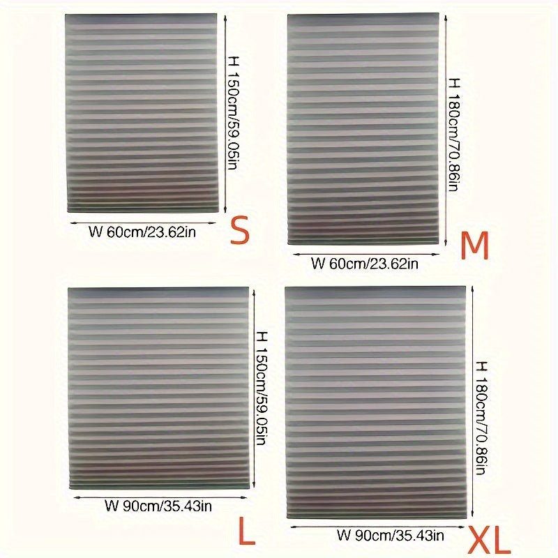 Wireless Blackout Louver Curtain for Living Room Office Home Decor