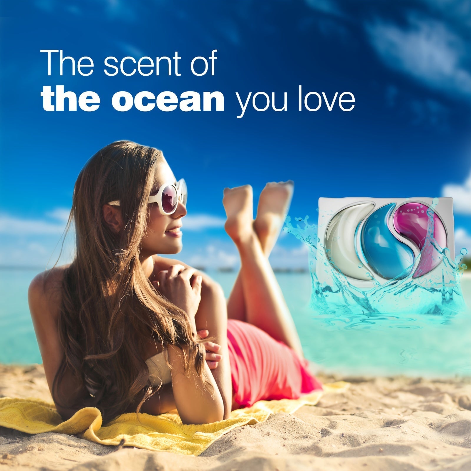 Kiyim tozalash kapsulalari 20 ta, yumshoq, tozalash, dog'larni olib tashlash, yangi hidi