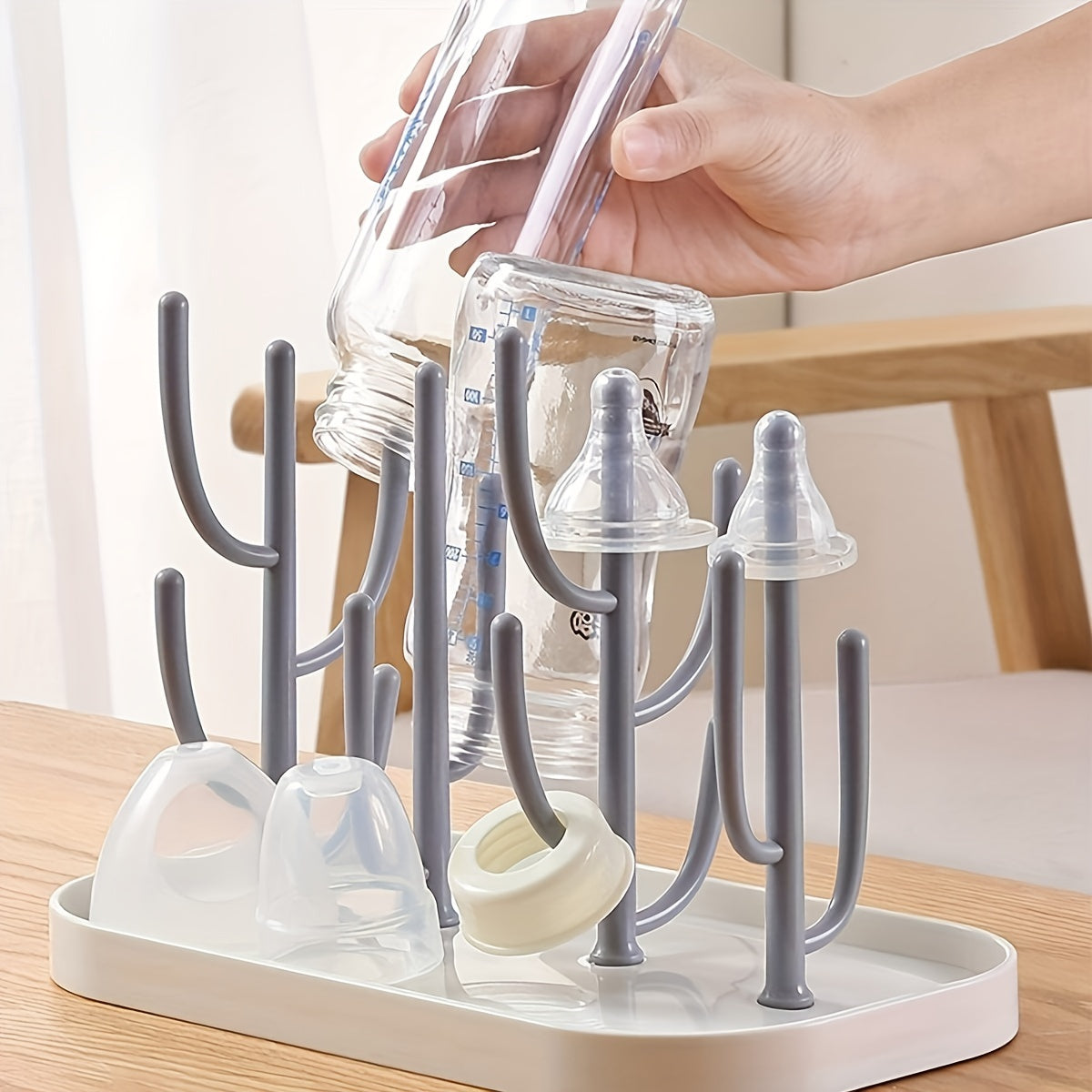 Cactus Shaped Feeding Bottle Drying Rack for Kitchenware and Holiday Gifts