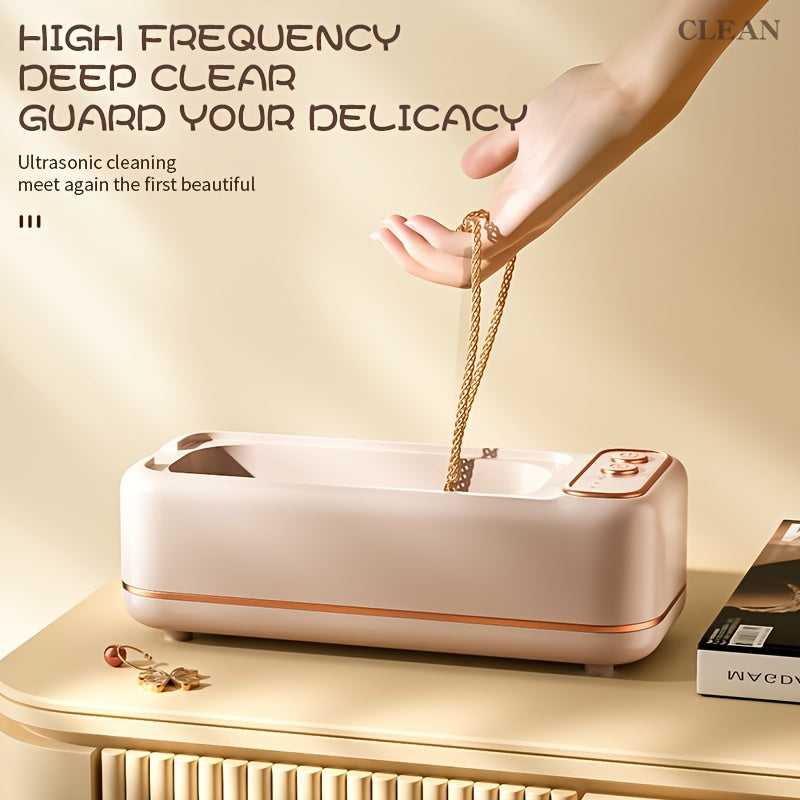 USB Rechargeable Jewelry and Eyeglass Cleaner High-Efficiency Vibration Home Use