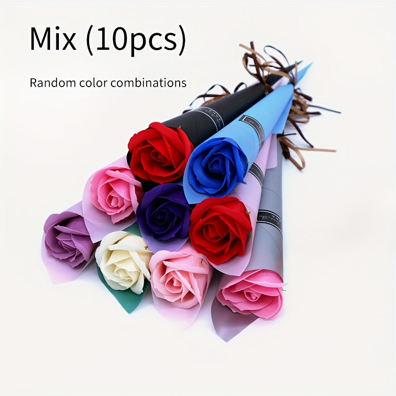 Artificial Rose Bouquet for Home Decor and Gifts Valentine's Day Mother's Day Birthday