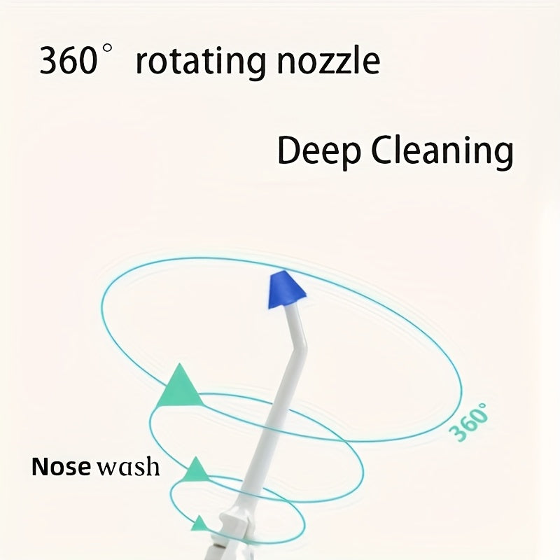 Portable Water Flosser and Toothbrush Combo for Deep Cleaning Travel Use