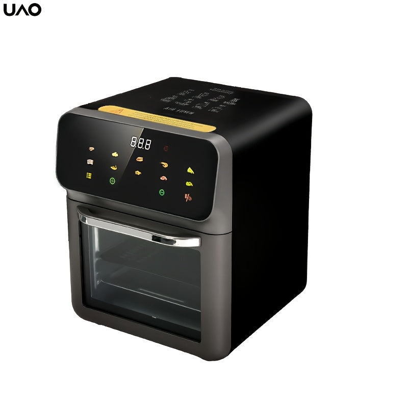 Yevropa standarti bo'yicha uy uchun havo fritüri, sensor paneli va vizual oynasi bilan, turli xil ovqatlarni grill qilish uchun ideal.