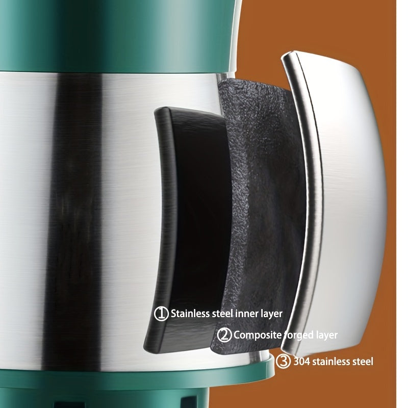 2 tezlik, 4 ta bi-balandlikdagi zanglamaydigan po'latdan yasalgan pichoq bilan kuchli Oziq-ovqat protsessori va go'sht maydalagich, sabzavotlar, piyoz va sarimsoq uchun. Shisha yoki zanglamaydigan po'lat variantlar bilan EU rozetkasi mavjud.