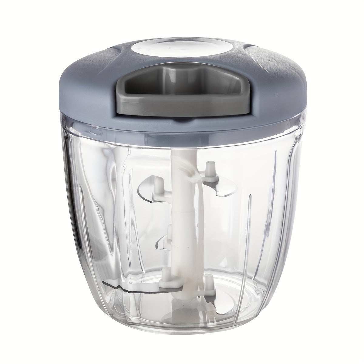 Picadora de alimentos manual multifuncional con cortador de verduras, machacador de ajo, machacador de carne