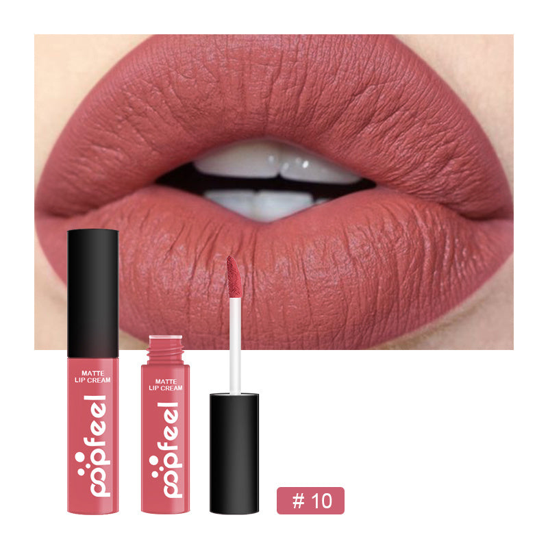 Long Lasting Matte Lip Gloss for Women Liquid Lipstick with Bold Color