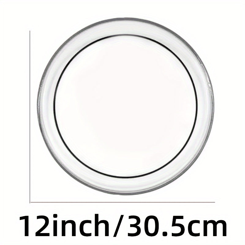 Double Layer Transparent Oil Faux Leather Drum Skin 20.32cm 25.4cm 30.48cm