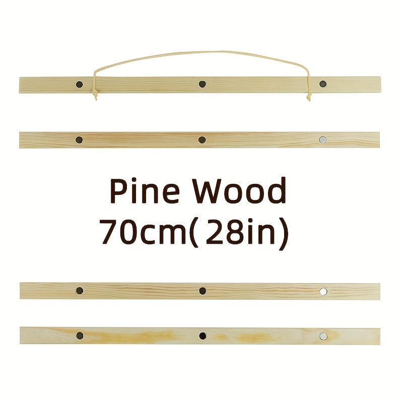 Деревянные магнитные зажимы для подвешивания постеров, холстов и фотографий.