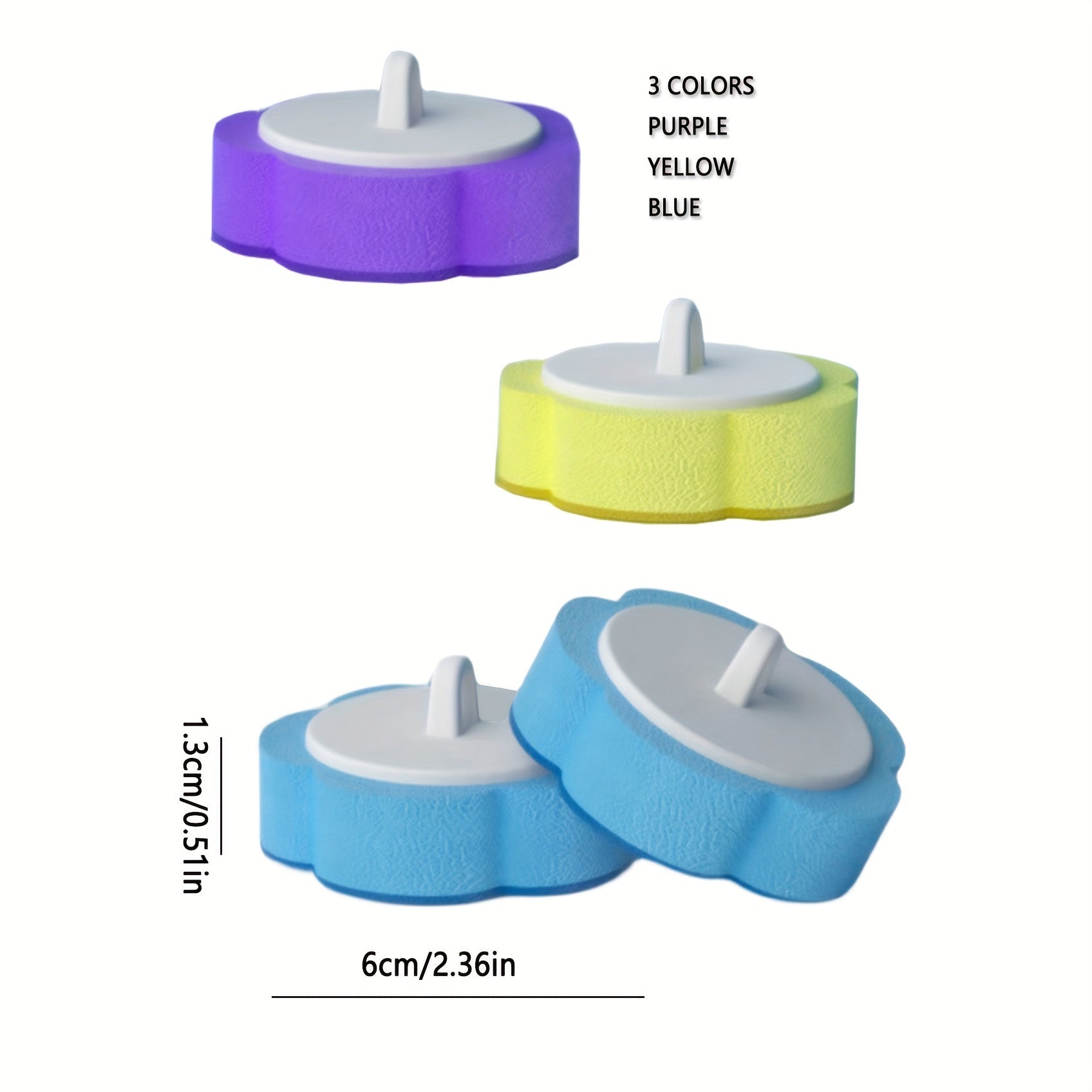 Pack of 18 Disposable Toilet Brush Head Refills for Easy Replacement and Deep Cleaning