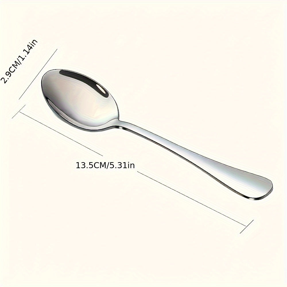 Set of 6/8 Stainless Steel Coffee Tea Mini Spoons 13.69cm Dishwasher Safe