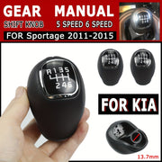 Kia Sportage 2011-2015 uchun gear shift knob qora charm o‘rnash uchun