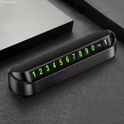 Temporary Car Parking Number Plate Digital Decoration ABS Material
