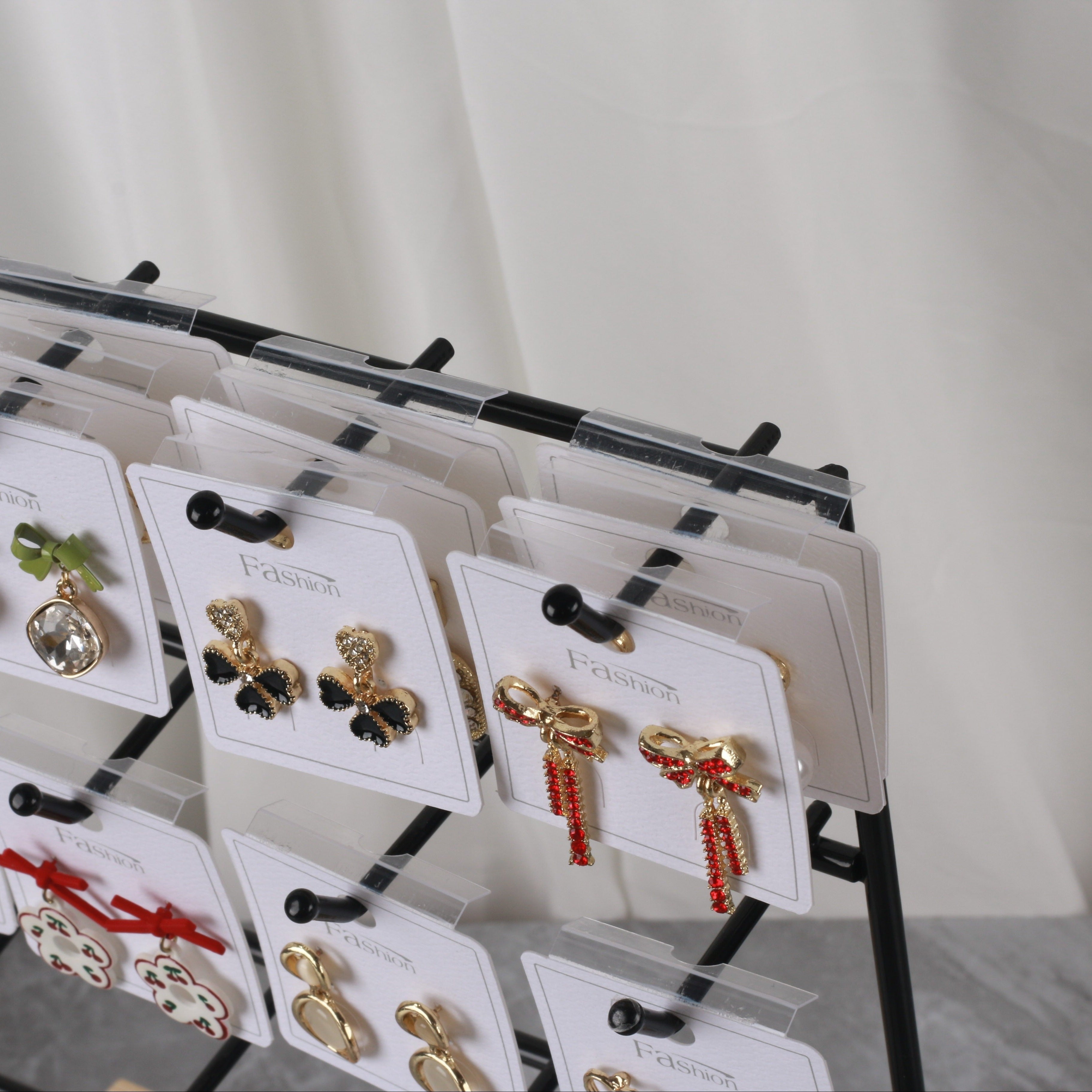 Iron Storage Rack for Key Chain Earrings Ornaments Home Display Organizer