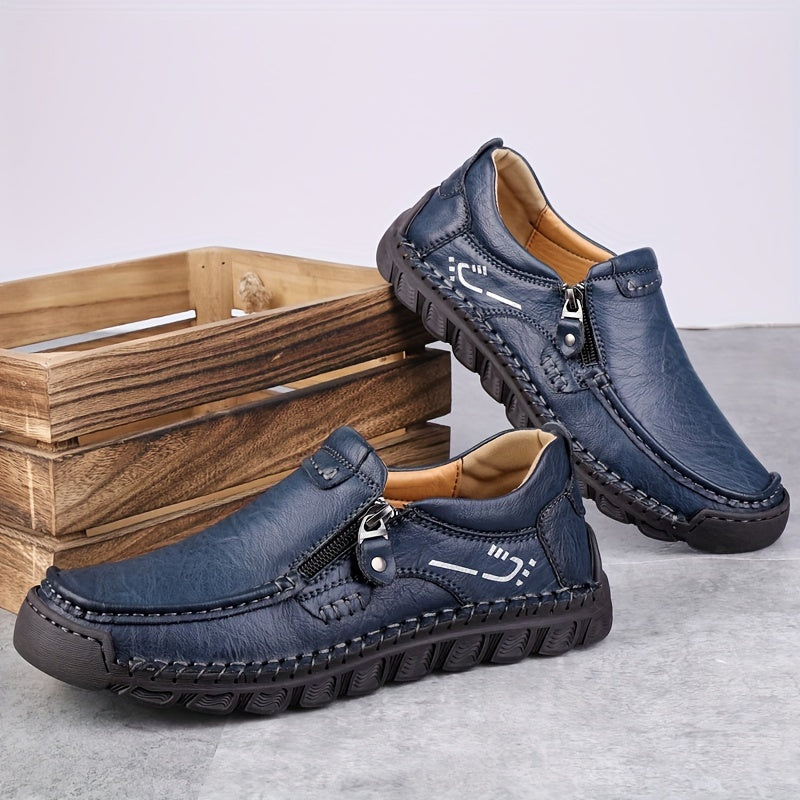 Men's Casual Loafers Non-Slip Rubber Sole Microfiber Synthetic Leather All-Season