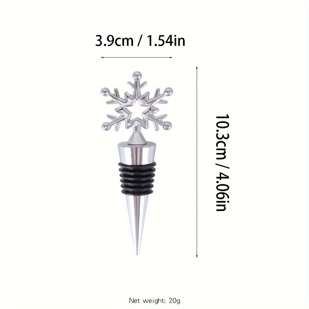 Red Wine Bottle Stopper Zinc Alloy Durable Barware Accessory