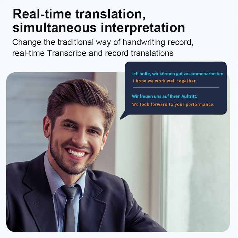 Portable Dual-Language Translator with Voice and Photo Interpretation Supporting 142 Online Languages and 19 Offline for Travel Business and Study