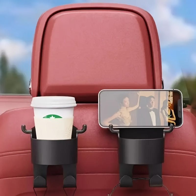 Multi-Function Car Organizer with Hook Cup Holder Storage Box Durable PP