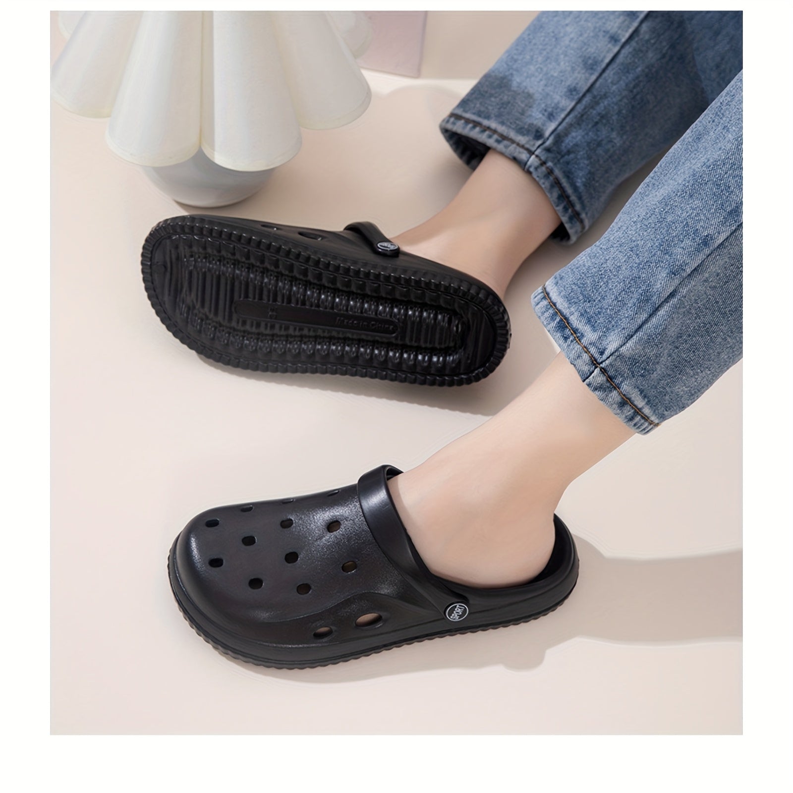 Uniseks EVA klogs yengil, sirpanmaydigan ichki va tashqi sandal