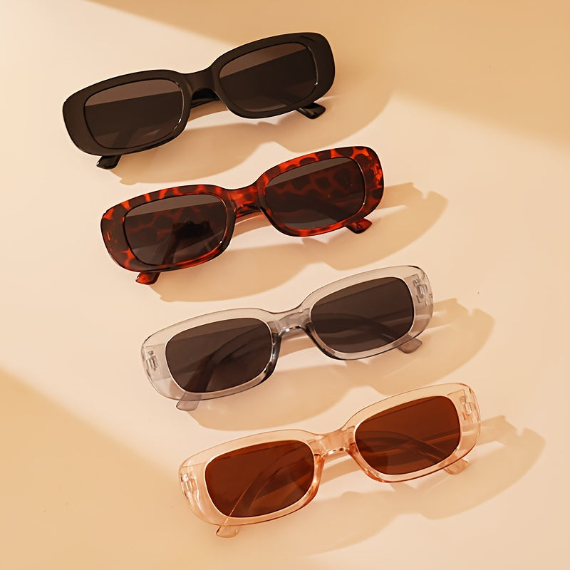 Набор из 4 овальных оправ для очков для мужчин и женщин, стильные очки для чтения