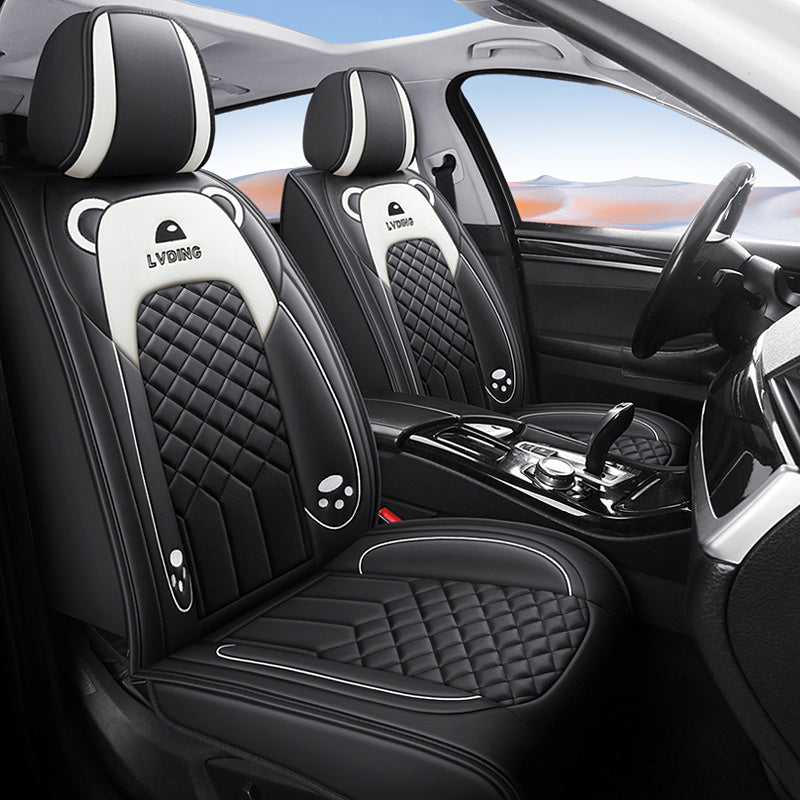 Five-Seat Car Seat Covers Breathable Lightweight Easy Install Multi-Color