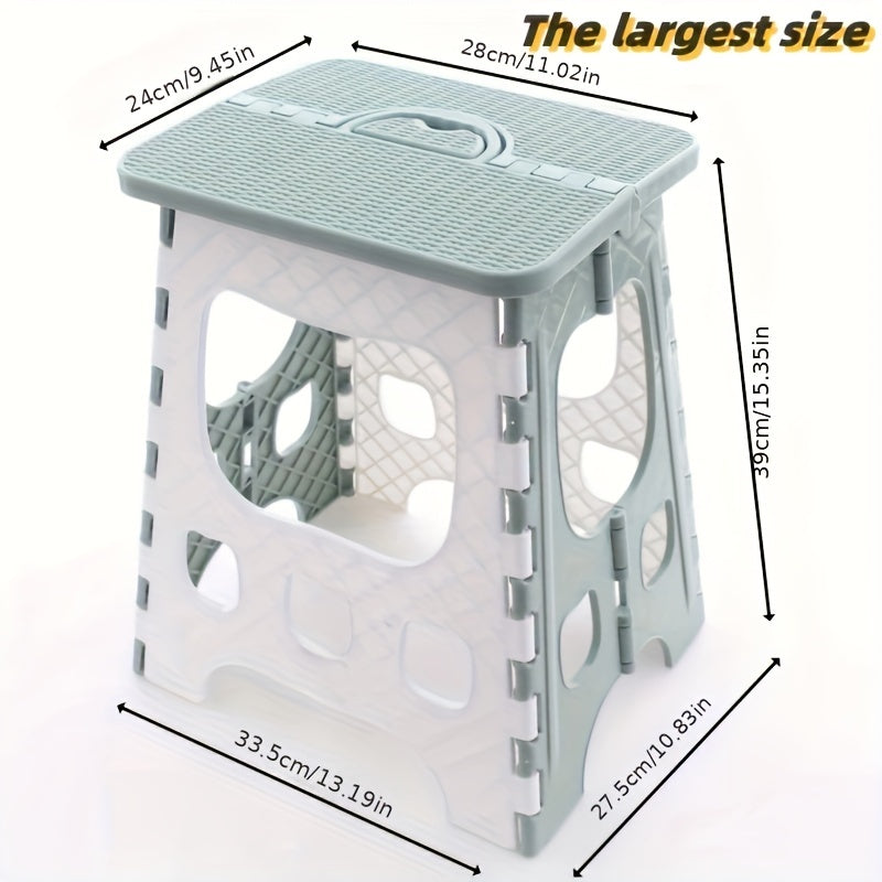 Taburete plegable portátil para camping y uso al aire libre, asiento ligero y compacto