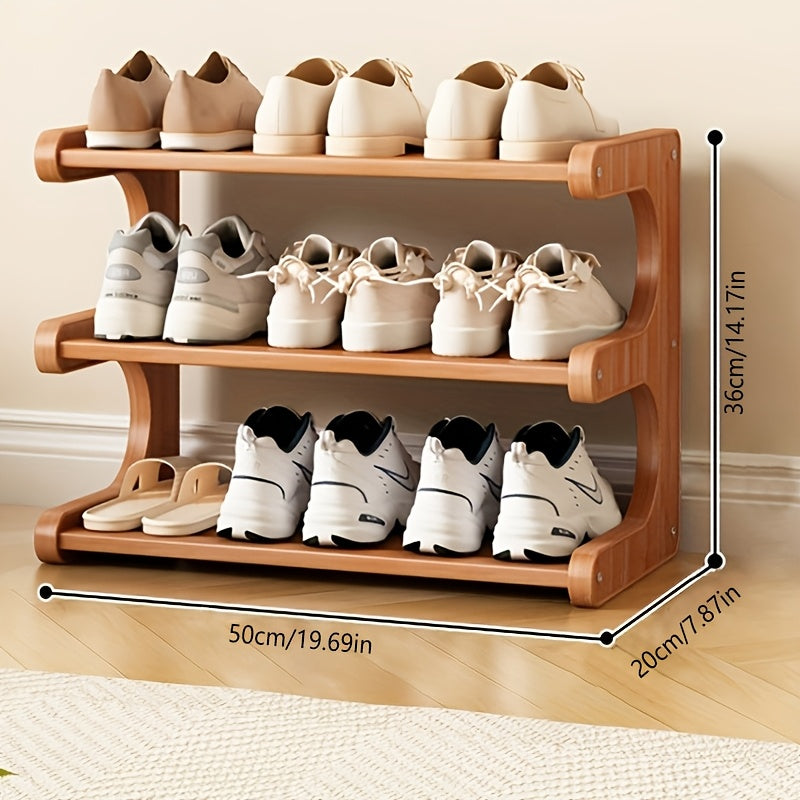 1 ta yog'ochdan yasalgan, 2-20 juft poyabzal uchun yig'iladigan poyabzal tokchasi, kirish joyi, shkaf yoki yo'lak uchun mustaqil tashkilotchidir.