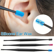 Unisex Silicone Dual Ended Ear Cleaner Reusable Safe Earwax Removal