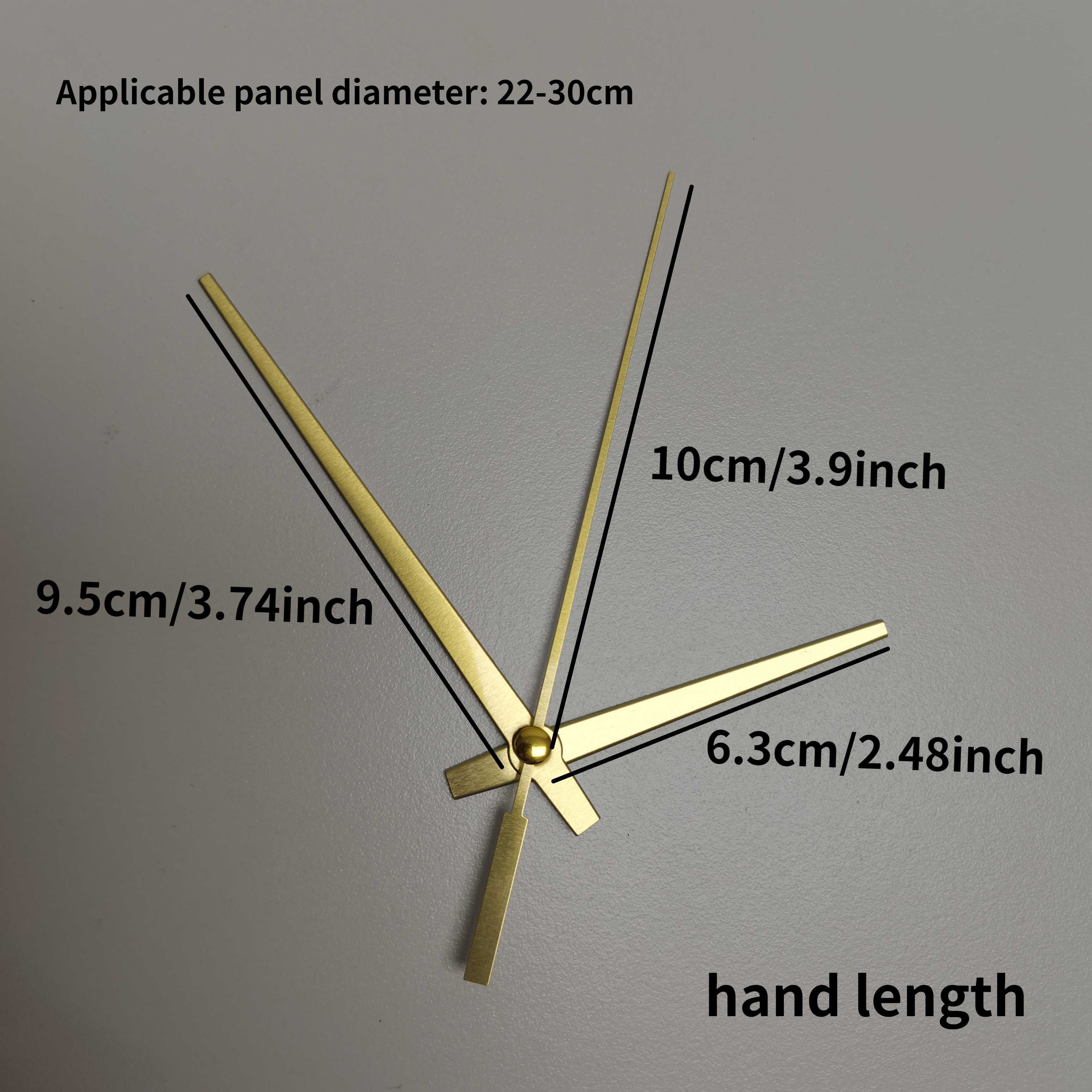 Set of 8 Cross Stitch Movement and Hands for DIY Clock Repair