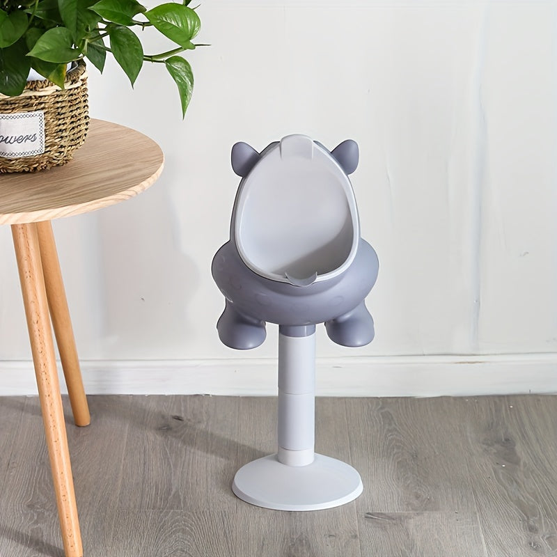 Moslashuvchan balandlikdagi ko‘chma hojatxona uchun urinal bolalar va qizlar uchun, yengil kulrang va ko‘k