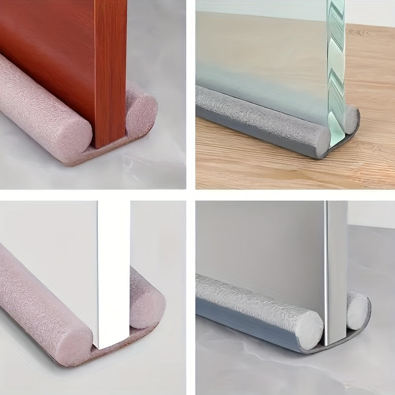 Door Seal Strip White Black Brown Soundproof Wind Dustproof Textured Surface