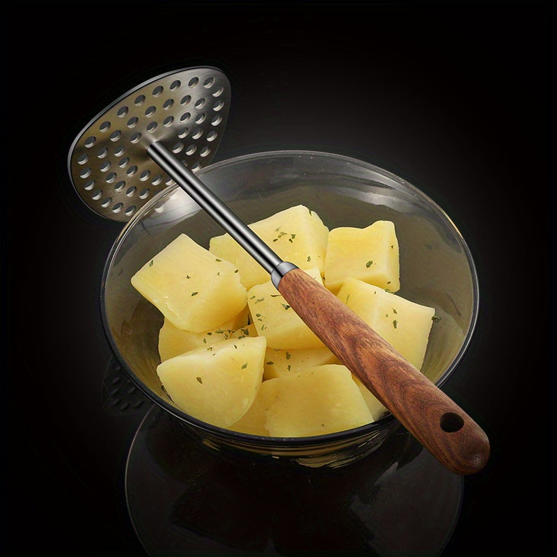 Stainless Steel Potato Masher with Fine Mesh Kitchen Tool for Pureed Food