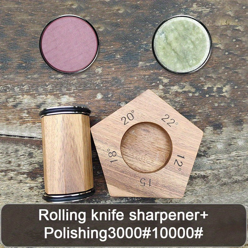 Oshxona pichog'ini silliqlash uchun to'plam, olmos va keramika toshlari bilan po'lat pichoq uchun