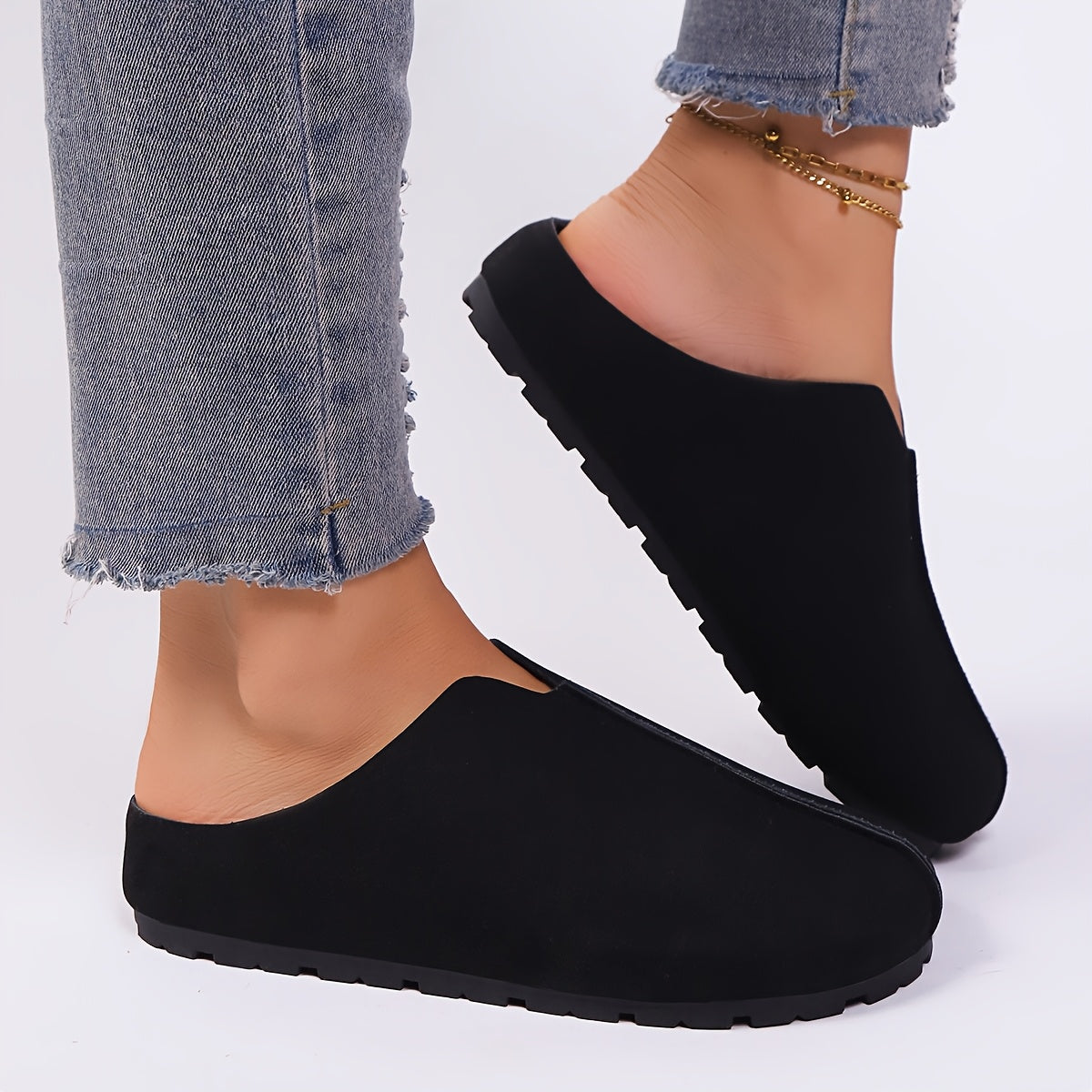 Women's Fashion Platform Boots Mules Clogs with Stylish Design