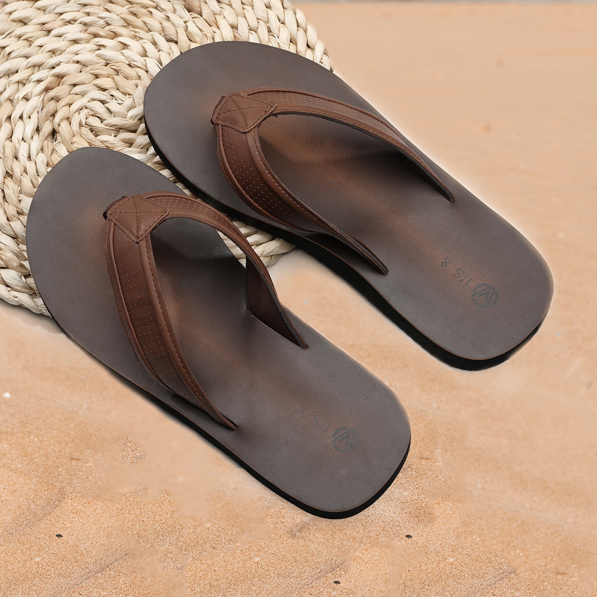 Lightweight Durable Flip Flops for Men Non-Slip EVA Sole Outdoor Activities