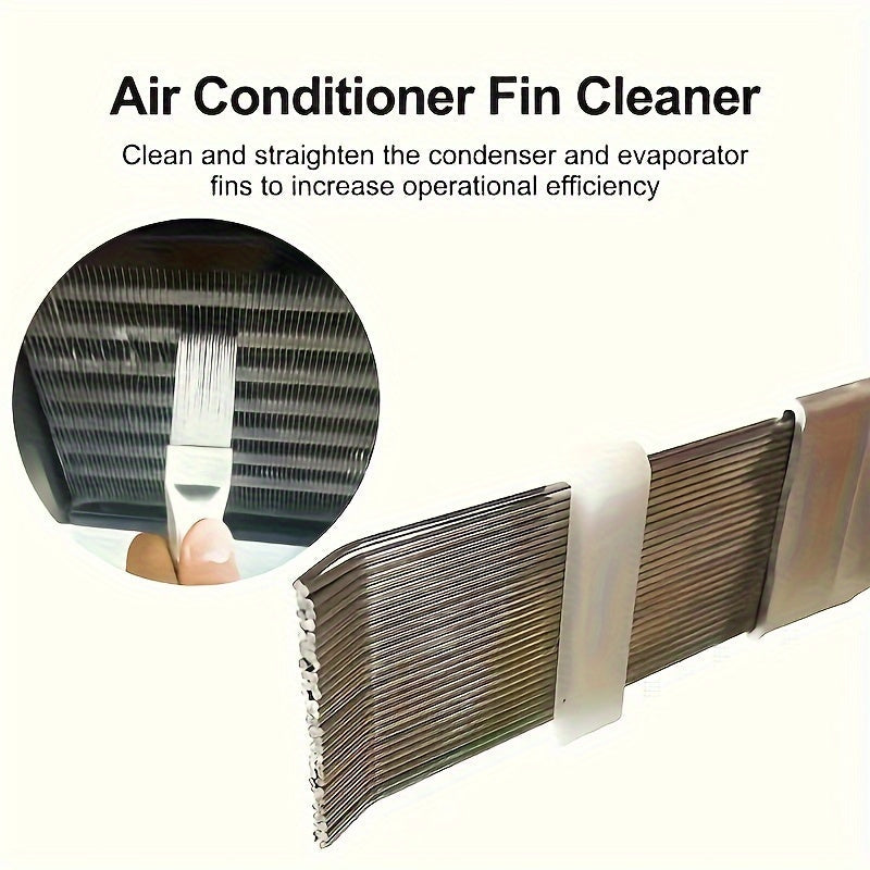 Set of 3 Stainless Steel Air Conditioner Fin Cleaning Combs Reusable No Electricity