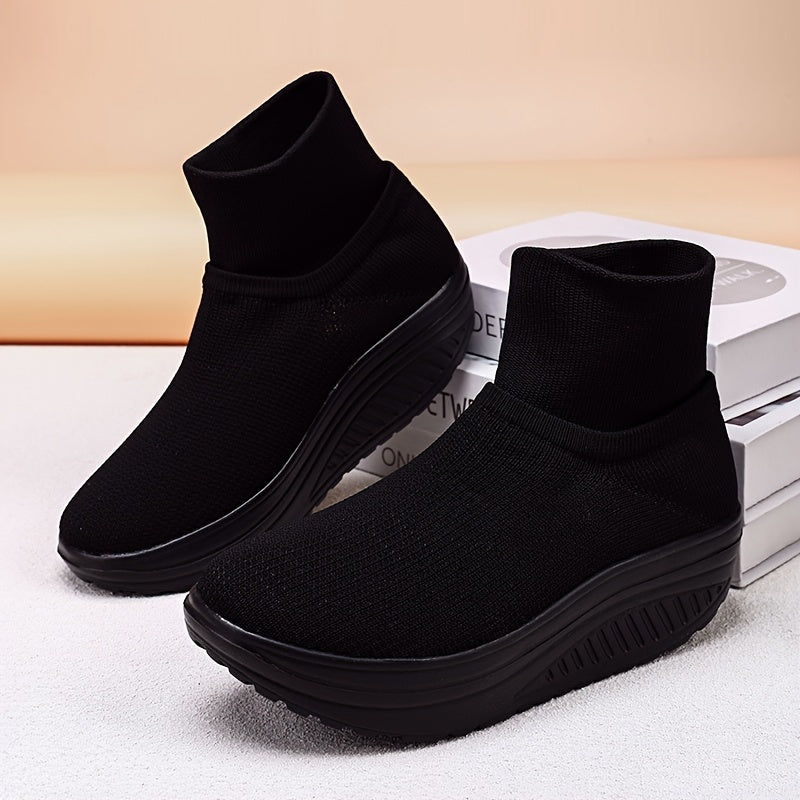 Women's Slip-On Walking Shoes Mesh Cushioned Arch Support All-Day Comfort