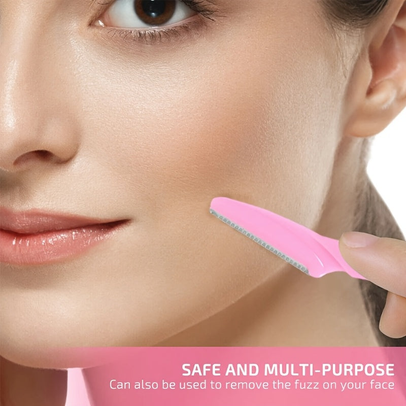 3 dona Qosh qirqish uchun qayta ishlatiladigan sochni kesuvchi portativ yuz sochlarini olib tashlash uchun