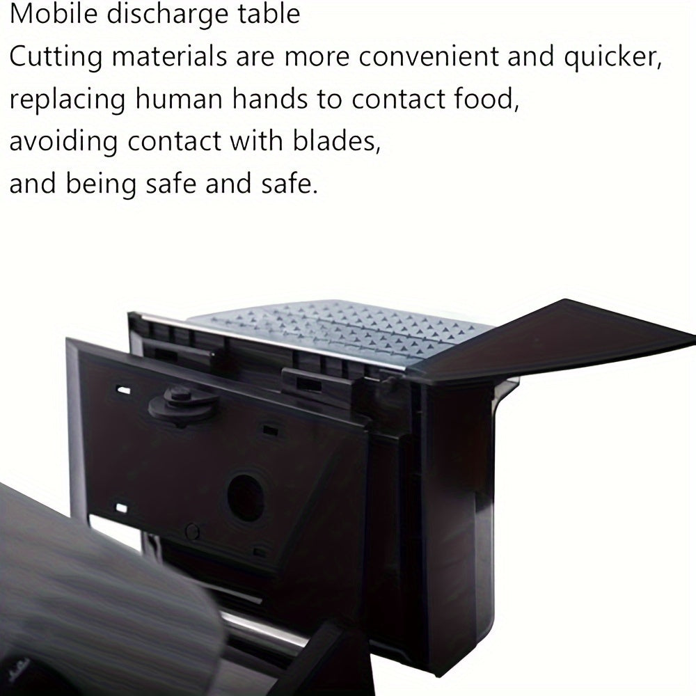 Stainless Steel Blade bilan Elektr Slicer - O'lchamni sozlash mumkin, oson tozalash - go'sht, non, meva va sabzavotlar uchun ideal - 220-240V