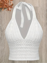 Plus Size Women's Off Shoulder Top with Adjustable Lace-Up Camisole, Breathable Stretchy Fabric