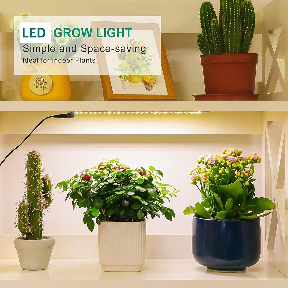 Indoor Plant Grow Light with Full Spectrum 270 LED Lights Automatic Timer 3/9/12 Hours 3 Lighting Modes 10 Brightness Levels Pack of 1 or 2