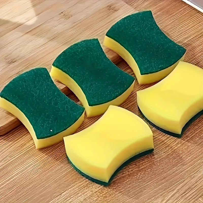 Paquete de 12/24 esponjas de melamina de doble cara y de uso intensivo para limpiar en la cocina y el baño