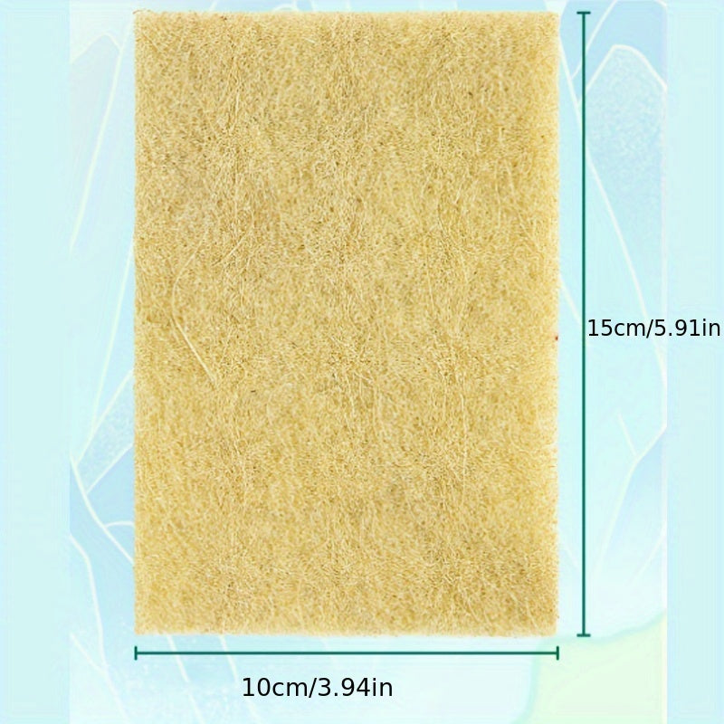 Kit de esponja y cepillo de fibra vegetal multifuncional para limpieza, con toalla de esponja y cepillo para cocina, baño y sala de estar